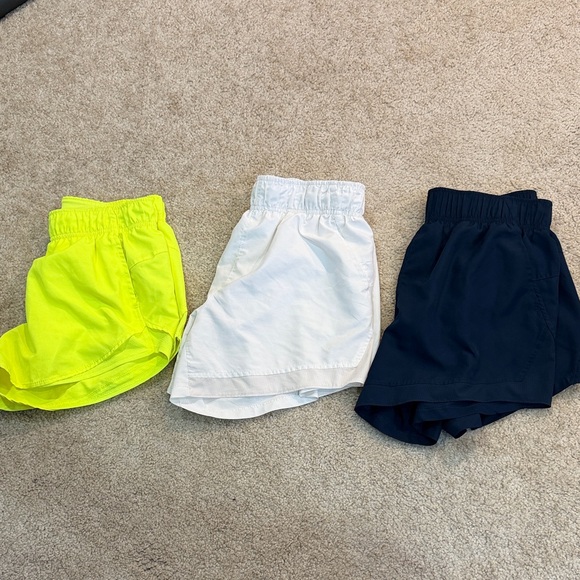 Athletic Works Pants - Athletic Works Women's Shorts Set - Neon Yellow, White, Black